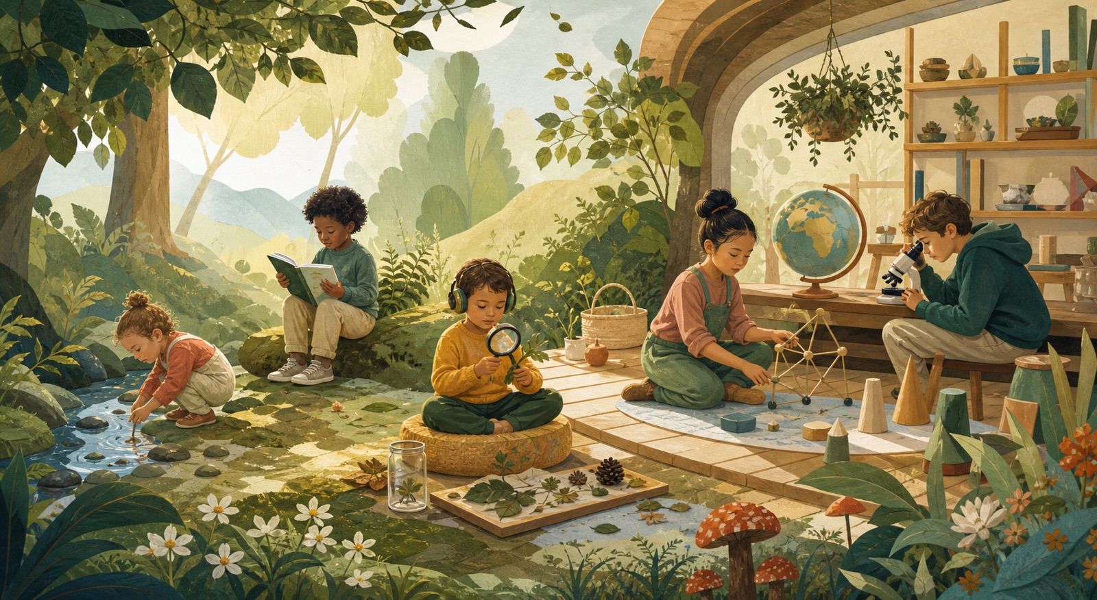 An imaginative Open Potential landscape for learning
